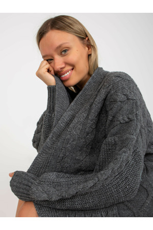 Dámský svetr LC SW 8032  tmavě šedý