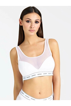 Vyztužená bralette s žerzejí O97C04JR04P H905 šedá - Guess