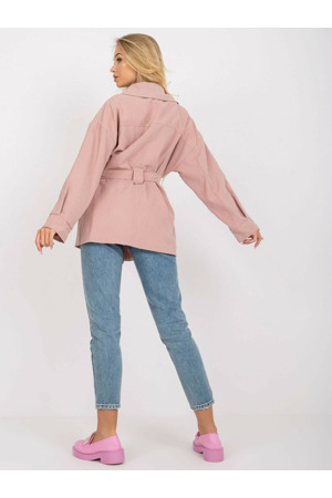 Dámský kabát EM EN 5422.22P světle růžový