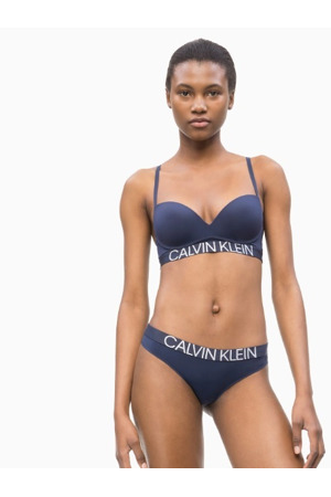 Dámská podprsenka QF5182E-8SB tmavě modrá - Calvin Klein