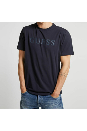 Pánské tričko U1YA00JR06K - DPM tmavě modrá - Guess