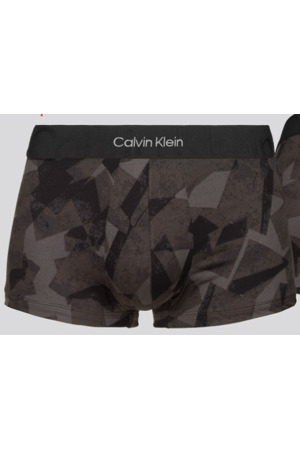 Pánské boxerky NB3321A 5VE černá/šedá - Calvin Klein