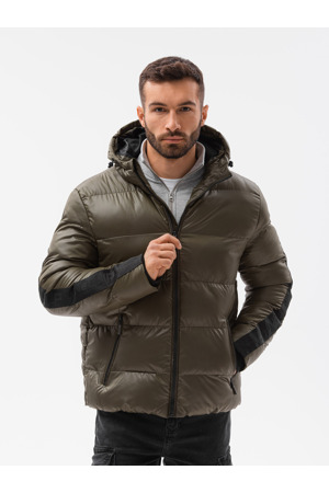 Pánská bunda Ombre Jacket C503 Olive