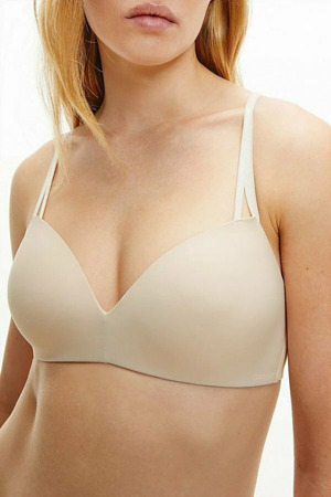 Dámská podprsenka Sed comfort QF6017E - TRN - Tělová - Calvin Klein