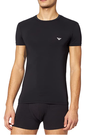 Pánské triko 111035 1A537 - 00020 - Černá - Emporio Armani