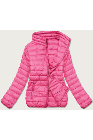 Lehká růžová prošívaná dámská bunda (58M23037-46)