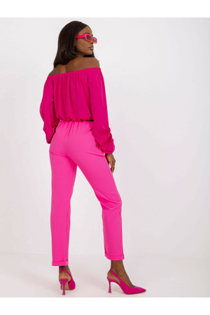 DHJ kalhoty SP 13165.20 fluo růžová