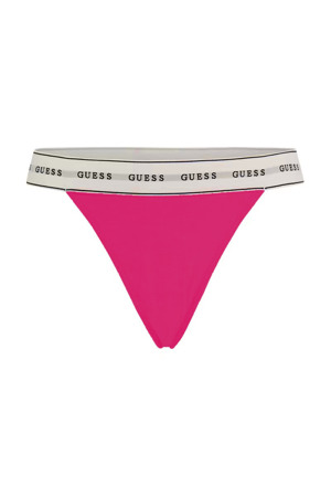 Dámské tanga O2BE04KBBU1 EXR malinová - Guess