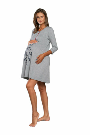 Noční košile Balsam grey - ITALIAN FASHION