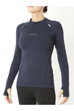 Unisex funkční tričko s dlouhým rukávem UP IRON-IC 1.0 - modrá Barva: Modrá, Velikost:
