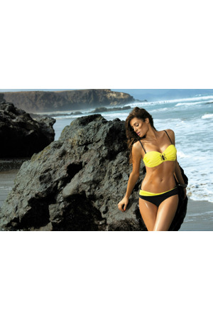 Cornelia Tweety-Nero plavky M-321 žluto-černé (9) - Marko