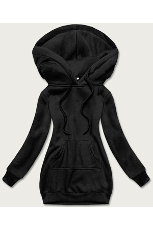 Černá dámská klokaní mikina (YS10003-3)