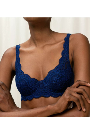 Dámská vyztužená podprsenka Amourette 300 WHP X tmavě modrá - Triumph