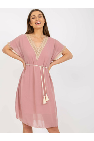 Šaty DHJ SK 1508.12 světle růžová