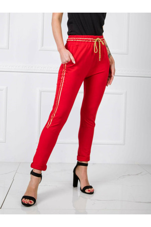 Tepláky RV DR 5394.18 červená