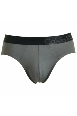Slipy NU8658A-5GS šedá - Calvin Klein