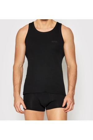 Pánský nátělník 50377696 001 černá Hugo Boss