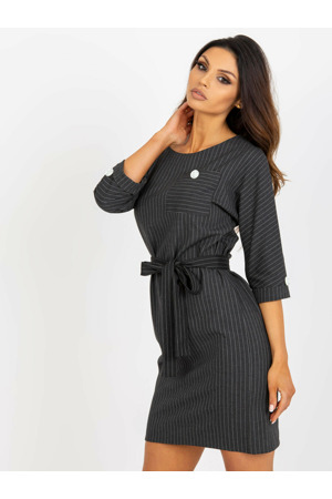 Dámské šaty LK SK 507724 tmavě šedé