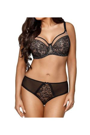 Podprsenka Crystal Soft 1396 Black - Ava Lingerie