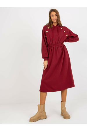 Dámské šaty RV SK 8336 kaštanové