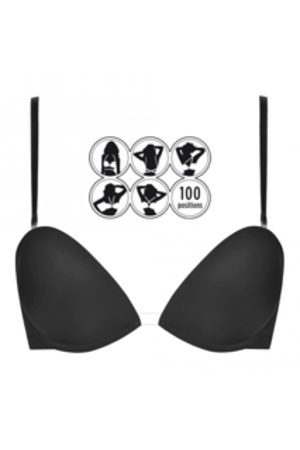 Podprsenka s mnoha možnostmi řešení ramínek WONDERBRA MULTIWAY BRA - WONDERBRA - černá