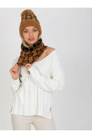 Tunelová šála AT KM CM 333 hnědá