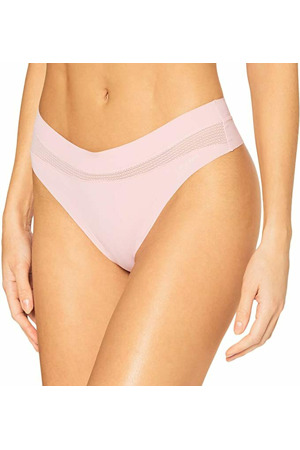 Dámská tanga QF6047E 7Z2 růžová - Calvin Klein