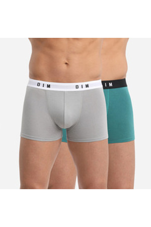 Pánské boxerky 2 ks DIM BOXER ORIGINAL 2x - DIM - zelená