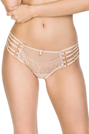 Dámské kalhotky brazilky DEZIRO 19025 BEIGE