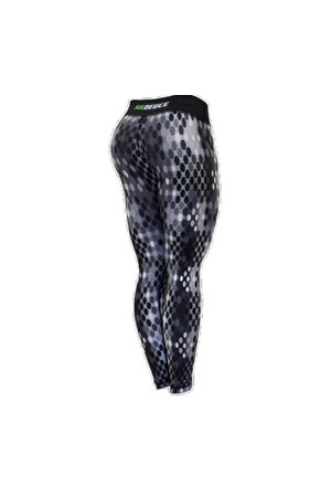 Dámské fitness legíny Six Deuce Digital Snakeskin - šedé - Litex