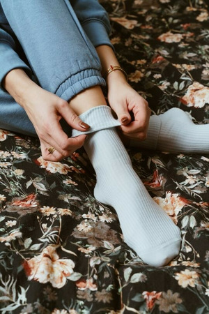 Dámské žebrované ponožky Steven art.062, 35-40