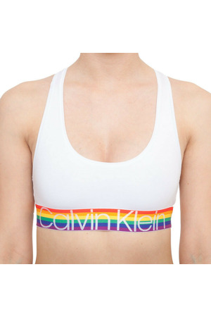 Dámská podprsenka QF6010E-100 bílá - Calvin Klein