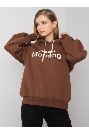 Mikina EM BL 651/1.21X tmavě hnědá