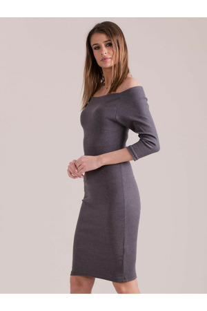 Šaty EN SK 1407.05 tmavě šedá