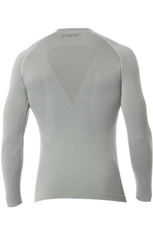 Pánské funkční tričko s dlouhým rukávem IRON-IC - šedá Barva: Šedá-IRN, Velikost: