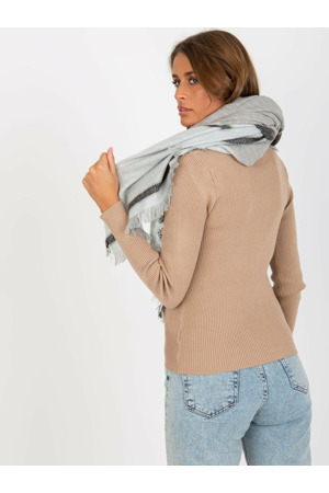 Dámský šátek AT CH 14201 1.77P šedý černý