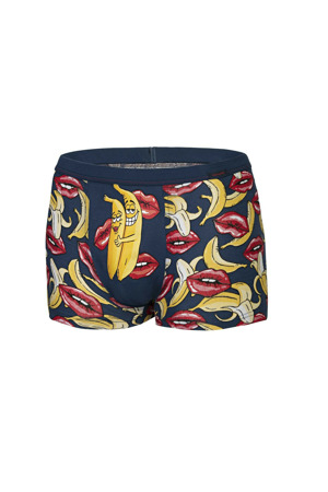 Boxerky Bananas 010/70 Jeans-Red-Yellow - Cornette