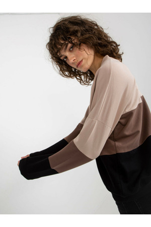 Mikina RV BL 8328.34X černá a béžová