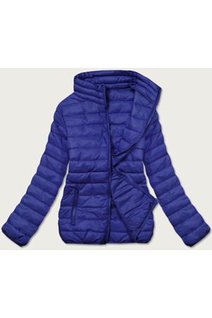 Tmavě modrá lehká prošívaná dámská bunda (58M23037-215)