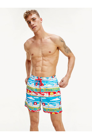 Pánské plavky UM0UM01732-0G7 vícebarevná - Tommy Hilfiger