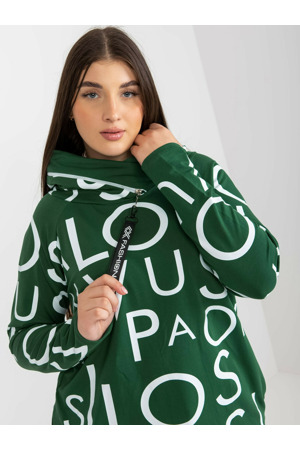 Dámská mikina RV BL 5056 1.95 tmavě zelená