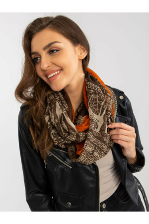 Tunelová šála AT KM 241353.35 hnědá