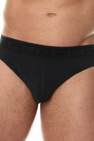 Pánské slipy 00290A dark graphite - BRUBECK