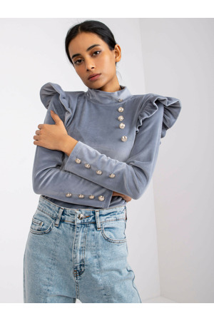 Halenka DHJ BZ 6533A.44P šedá