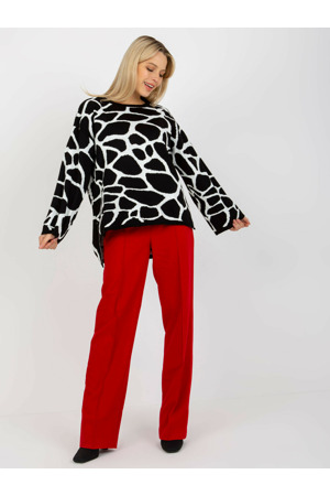 Svetr RV SW 14276.09X bílá černá