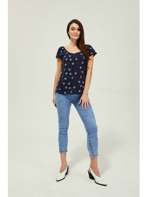 Moodo Jeansy dámské PREX 3/4 délka