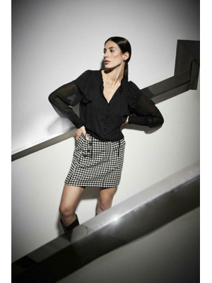 Moodo Sukně dámská HOUNDSTOOTH