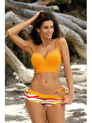New Design Plavky dámské Angelina Orange-Vigneto trojkombinace