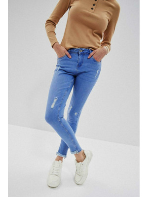 Moodo Kalhoty dámské džínové PAMEL