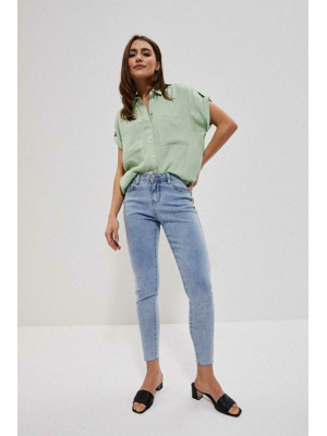 Moodo Kalhoty dámské jeans HODE